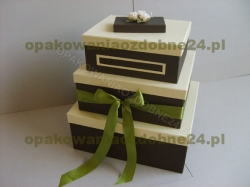 Piętrowe pudełko 350x300x390 mm na koperty 