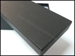 Pudełko ozdobne kartonowe czarne 300x250x120 mm