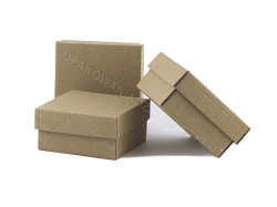 Pudełko tekturowe 80x80x40 mm gładkie kraft