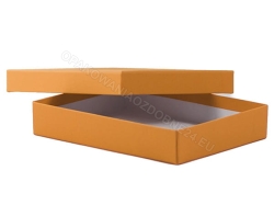 Pomarańczowe pudełko ozdobne 350x240x70 mm