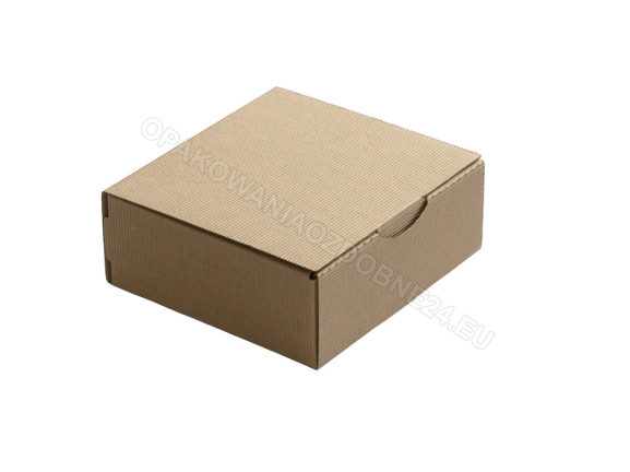 Pudełko kartonowe 145x140x55 mm z otwartą falą