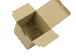Pudełko tekturowe eko 150x150x140 mm karbowane