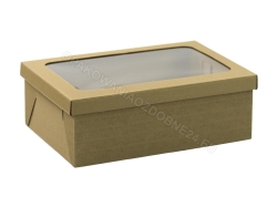 Pudełka z okienkiem 350x240x120 mm do pakowania odzieży, prezentów lub zestawów