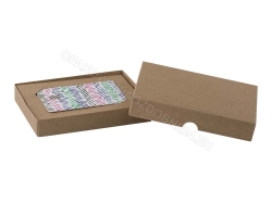 Eko pudełko na voucher, pudełka na kartę podarunkową z wkładką