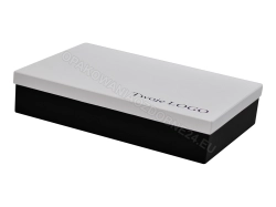 Pudełko ozdobne kartonowe 350x240x70 mm z nadrukiem logo