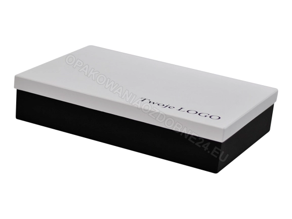 Pudełko kartonowe ozdobne 350x240x70 mm z nadrukiem logo