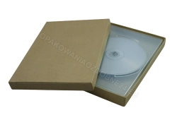 Pudełko na DVD i CD 200x140x20 mm gładkie kraft