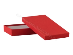 Pudełko ozdobne 230x120x30 mm matowe czerwone