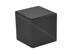 Pudełko 50x50x50 mm małe gładkie czarne