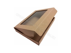 Pudełko z okienkiem 200x140x30 mm do ekspozycji drobnych produktów