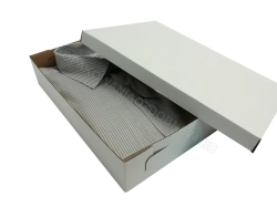 Białe pudełko 350x240x70 mm na odzież, wysyłkowe