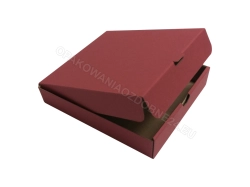 Pudełko fasonowe 150x130x30 mm gładkie bordowe