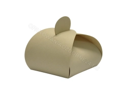 Pudełko 50x50x40 mm matowe ecru