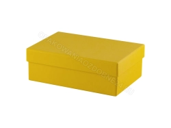 Karton 300x250x120 mm żółty ozdobny