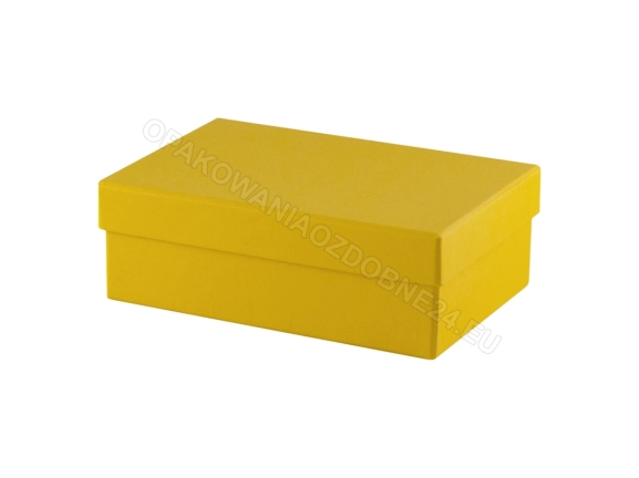 Karton 300x250x120 mm żółty ozdobny yellow box