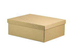 Pudełko kartonowe eko 400x300x140 mm karbowane