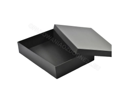 Ekskluzywne pudełko 350x240x70 mm matowe czarne