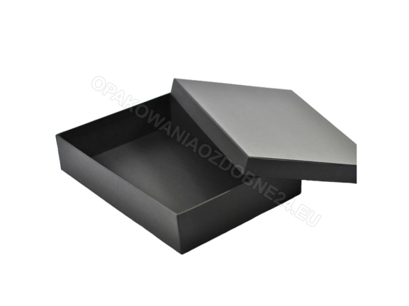 Ekskluzywne pudełko 350x240x70 mm matowe czarne