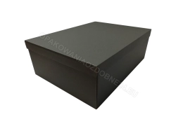 Pudełko na prezent 400x300x140 mm matowe czarne