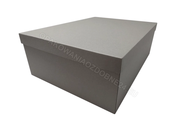 Szare pudełko 300x250x120 mm kartonowe
