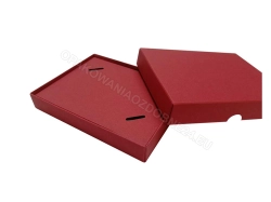 Pudełko na kartę 120x90x20 mm gładkie bordowe