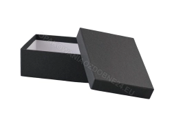 Pudełko kartonowe ozdobne 300x250x120 mm matowe czarne