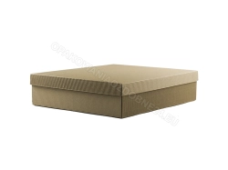 Pudełko na suknie ślubną lub garnitur 600x490x100 mm zamknięte widok z ukosa