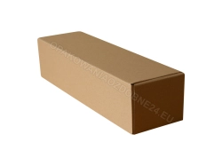 Pudełko 320x90x80 mm gładkie kraft - zamknięte