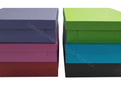 Pudełko fasonowe 350x240x70 mm matowe różne kolory