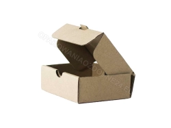 Pudełko 90x75x30 mm 100 szt. gładkie kraft - otwarte
