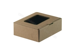 Pudełko z okienkiem 90x75x30 mm gładkie zamknięte