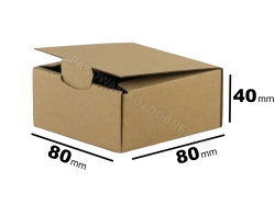 Pudełko 80x80x40 mm gładkie ekologiczne