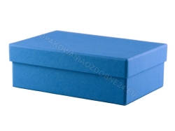Pudełko ozdobne 150x100x50 mm matowe gładkie niebieskie