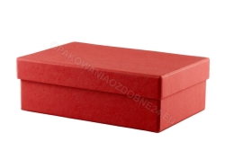 Pudełko ozdobne 150x100x50 mm matowe gładkie zdjęcie przedstawia kolor pudełka czerwony