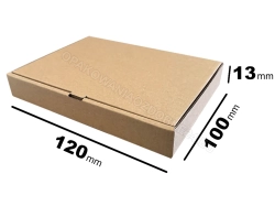 Pudełko 120x100x13 mm gładkie kraft 1200 szt.