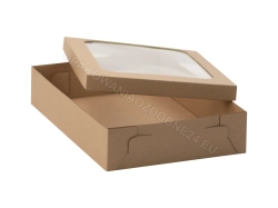 Pudełko 350x240x70 mm lekko otwarte do pakowania odzieży, pościeli, ręczników
