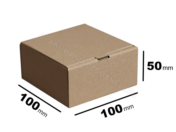 Pudełko 100x100x50 mm hutr tektura 3-warstwowa