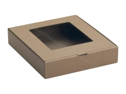 Pudełko z okienkiem 145x130x15 mm gładkie