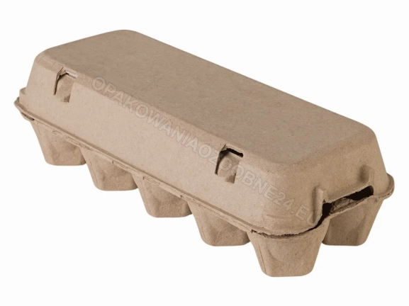 Szare wytłaczanki na 10 jaj wytłoczka 248x105x69 mm