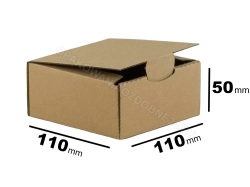 Pudełko 110x110x50 mm gładkie kraft