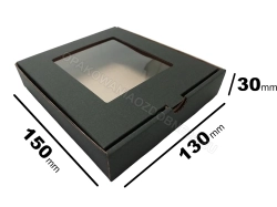Pudełko 150x130x30 mm czarne 100 szt.