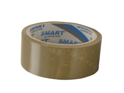 Taśma pakowa PVC solvent brązowa 48 mm 66 Y SMART