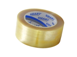 Taśma pakowa PVC solvent transparentna 48 mm 66 Y SMART