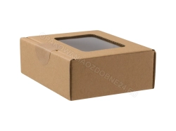 Pudełko 90x75x30 mm z okienkiem do pakowania w e-commerce