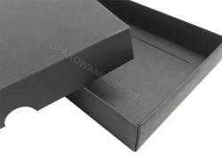 Pudełko ozdobne 12x9x2 cm czarne matowe