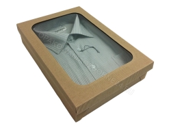 Pudełko 350x240x70 mm karbowane 25 szt. nakładane wieczko - zamknięte