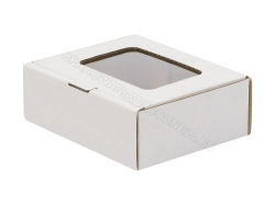 Pudełko z okienkiem białe 90x75x30 mm 1200 szt.