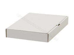 Białe pudełko e-commerce 120x100x13 mm - zamknięte