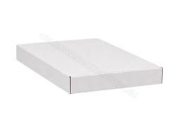 Białe pudełko produktowe 31,5x23x3,5 cm - zamknięte