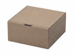 Pudełko fasonowe 100x100x50 mm 1200 szt. karbowane kraft